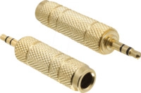 DELOCK 65360 - 3,5 mm Klinken Stecker auf 6,35 mm Buchse