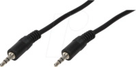 LOGILINK CA1051 - Audio Kabel, 3,5 mm 3-Pin Klinkenstecker, 3 m