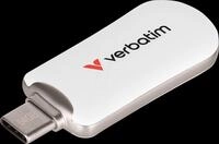 VERBATIM 30228 - USB-Stick, USB 3.2, 64 GB, Plectra, weiss