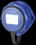 PCE 20351-9B - Anbausteckdose oval mit Deckelband IP66/68