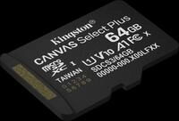 SDCS3/64GBSP - microSDXC-Speicherkarte, 64 GB, Canvas Select Plus