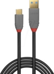 LINDY 36919 - USB 10Gbit/s Kabel, Anthra Line, A Stecker auf C Stecker, 3,0m
