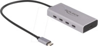 DELOCK 64235 - USB Type-C Hub > 5x USB-C, 1x PD, 85 W