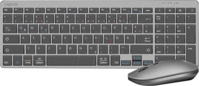 LOGILINK ID0215 - Tastatur-/Maus-Kombination, Bluetooth/Funk, grau, DE
