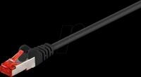GOOBAY 95508 - Cat.6 Patchkabel, S/FTP, 3 m, schwarz