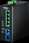 TRN TI-BG50611 - Switch, 6-Port, Gigabit Ethernet, DIN Rail, PoE++