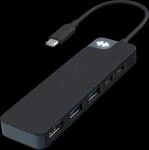HYPER HD4101 SW - PortReplicator/Dockingstation, USB-C, 5 Port, schwarz
