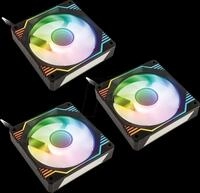 KOLINK 05587 - Kolink Umbra X 120mm ARGB Fan Triple Pack - schwarz