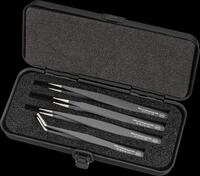 WIHA 32349 - ESD SMD-Pinzette Set Professional, 4-teilig