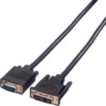 VALUE 11995420 - Kabel DVI 12+5 Stecker zu VGA Stecker 2 m