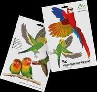 TEV 60110 - Vogelschutz-Aufkleber, 5er Set