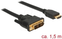 DELOCK 85583 - Delock Kabel DVI 18+1 Stecker > HDMI-A Stecker 1,5 m