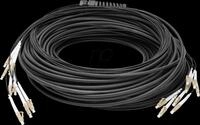 DIGI 24338U050BK - Breakout Kabel 8 Fasern, OM4, LC/UPC, 50 m
