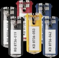 DURABLE 195700 - Schl&uuml;sselanh&auml;nger Key Clip, 6 St&uuml;ck, sortiert