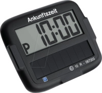 PARK MICRO SOL S - KFZ - Elektr. Parkscheibe PARK MICRO SOLAR, schwarz