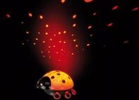 ANS STERNENLICHT - Nachtleuchte Sternenlicht, rund, rot, schwarz