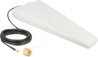 DELOCK 12002 - Antenne, GSM, UMTS, Bluetooth, WLAN, SMA Stecker, wei&szlig;