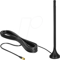 DELOCK 12588 - Antenne LTE SMA Stecker 3 - 5 dBi 12,5 cm starr omnidirektional