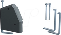 BACH 918.001 - DESK 1 Haltewinkel, schmal f&uuml;r Tischplattenst&auml;rke bis 50 mm