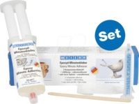 WEICON 10057686 - Epoxikleber Set, transparent, 24 ml
