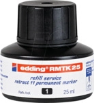 EDDING RMTK25001 - Nachf&uuml;lltinte, Permanentmarker, RMTK 25, schwarz