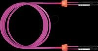 LSD42200010 - LED LWL Kabel, 50/125&micro;m, OM4, LC / LC Duplex, violett, 1 m