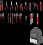 CIMCO 170426 - Werkzeug-Rucksack Ergo-XL30 electric, 24-teilig