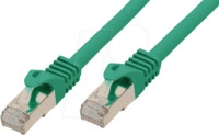 SHVP 75526-G - 20 m Patchkabel - Cat.7-Rohkabel gr&uuml;n