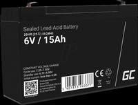GC AGM40 15AH - Blei-Vlies-Akku, AGM, 6V, 15 Ah