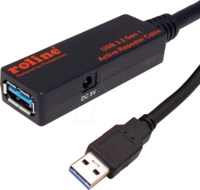 ROLINE 12041071 - Aktives USB 5 Gb/s Verl&auml;ngerungskabel USB A, 15 m