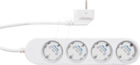 SHELLY PSTRIP4W - Shelly Power Strip 4 Gen4, wei&szlig;