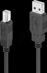 SON-XU2000-005 - USB 2.0 Kabel, USB-A auf USB-B, 0,50m, schwarz