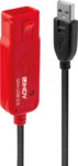 LINDY 42782 - Aktives USB 2.0-Kabel, A-Stecker > Buchse, Daisy Chain, 12 m