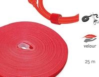 LTC 1260 PRO - Klettbandrolle Dual, 25m, rot