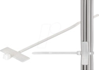 GOOBAY 17095 - 100x Kabelbinder 100x2,5 mm, mit Textfeld,