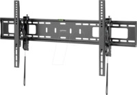 MANHATTAN 461863 - TV-Wandhalterung, 43" bis 90", max. 75 kg, Anti-Diebstahl, schwa