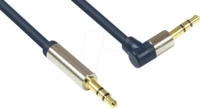 GC M0045 - Audio Kabel, 3,5 mm Stereo Klinkenstecker, 1 m