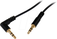 ST MU1MMSRA - Audio Kabel, 3,5 mm Klinke Stereo, 30 cm, gewinkelt