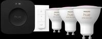 HUE 929003666513 - Starter-Kit, 3x LED-Lampe, Hue Bridge Pro, Dimmschalter