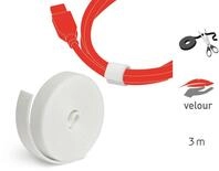 LTC 1220 - Klettbandrolle Dual, 3m, wei&szlig;