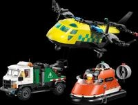 LEGO 60505 - Set mit Flugzeug, Wartungsfahrzeug und Luftkissenboot