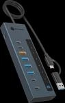 ICY HUB1743-CPD - USB 10 Gb/s Hub, 4x USB-A, 3x USB-C, 2x PD