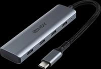 LINDY 43414 - USB 3.1 4-Port Hub, 4x USB-C