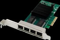 DIGITUS DN-10114 - Netzwerkkarte, PCIe, Gigabit Ethernet, 4x SFP