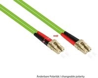 GC LW-801LC5 - Patchkabel LWL Duplex OM5 50/125&micro; LC/LC, LSZH, 1 m, limettengr&uuml;n