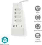 N WIFIP313FWT - Schaltbare WLAN-Steckdosenleiste, 4-fach, 4x USB