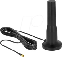 DELOCK 12586 - Antenne LTE SMA Stecker 3 - 5 dBi 12 cm starr omnidirektional