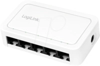 LOGILINK NS0114 - Switch, 5-Port, Gigabit Ethernet