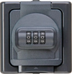 EL BE 109815008 - BLUE ELECTRIC - Schutzkontakt-Steckdose mit Zahlenschloss,...