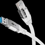 GOOBAY 74157 - Netzwerkadapter, Kabel, USB 3.0 Typ A, Gigabit Ethernet, 1 m